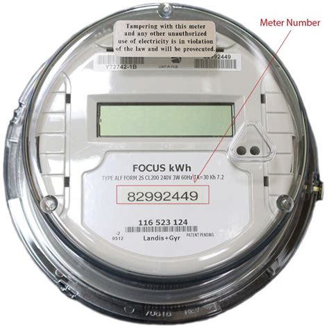 electricity meter box serial number|electric meter identification number.